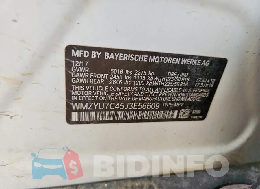 WMZYU7C45J3E56609 Photo# 12
