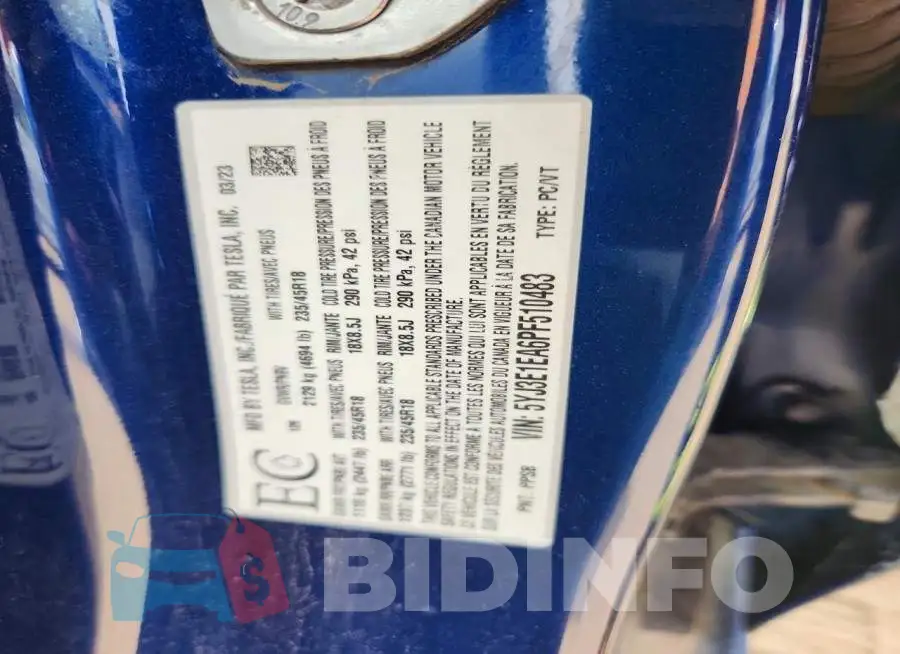 5YJ3E1EA6PF510483 Photo# 13