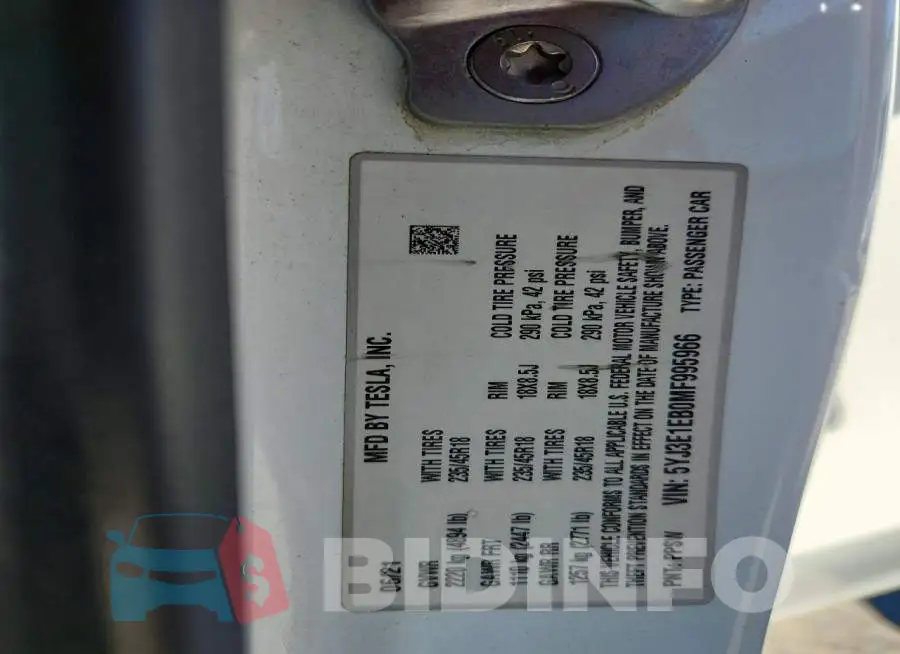 5YJ3E1EB0MF995966 Photo# 12