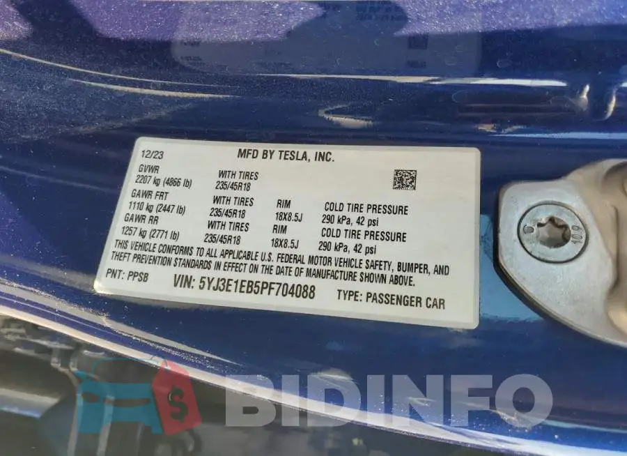5YJ3E1EB5PF704088 Photo# 13