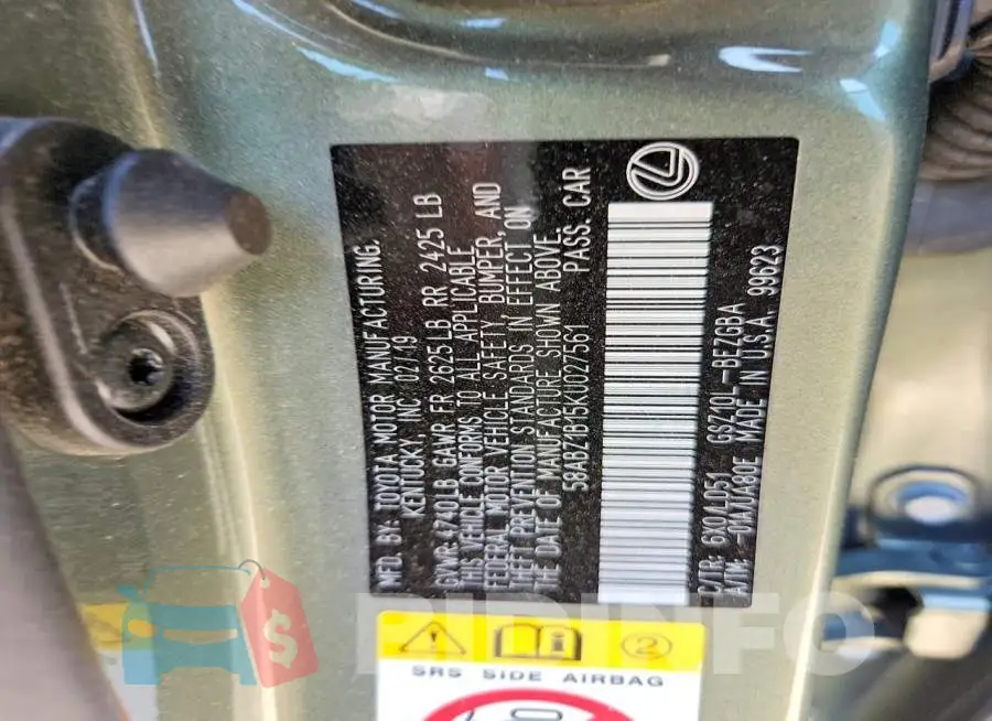 58ABZ1B15KU027561 Photo# 12