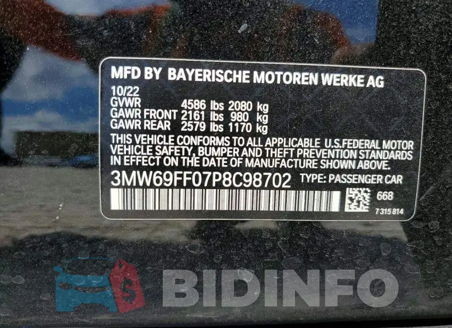 3MW69FF07P8C98702 Photo# 12