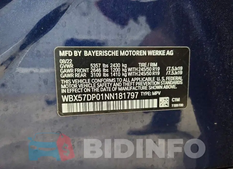 WBX57DP01NN181797 Photo# 13
