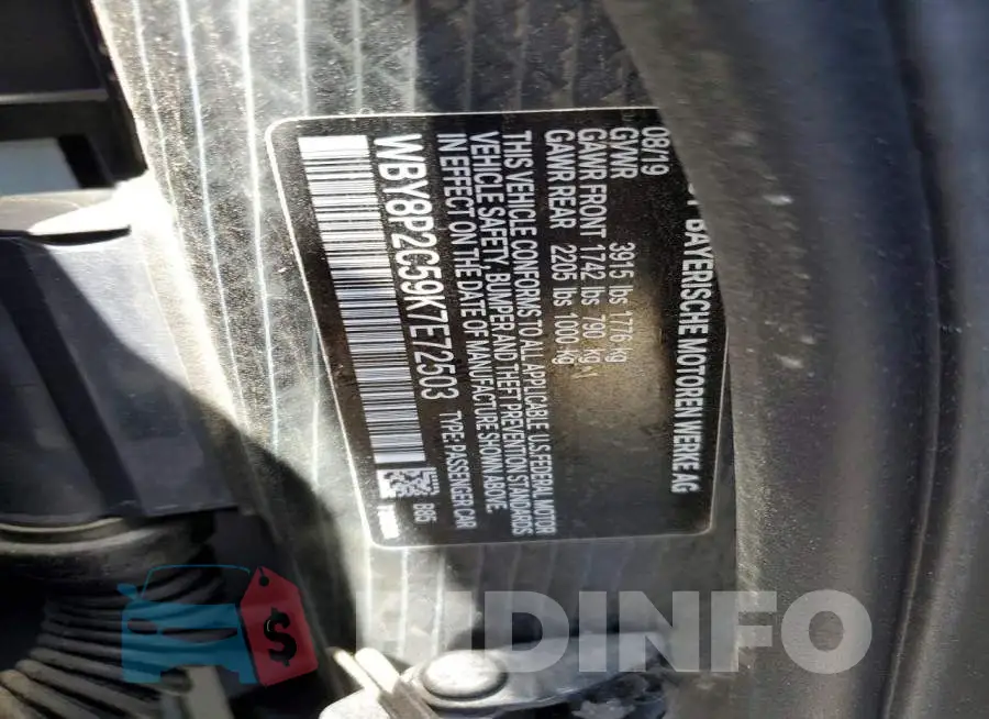 WBY8P2C59K7E72503 Photo# 13