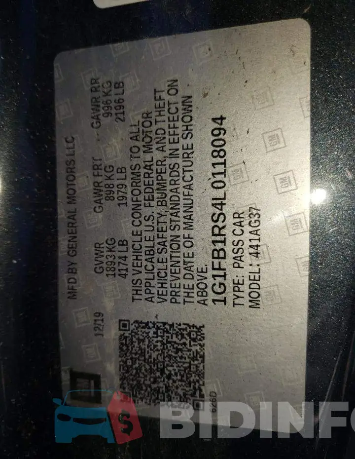 1G1FB1RS4L0118094 Photo# 10