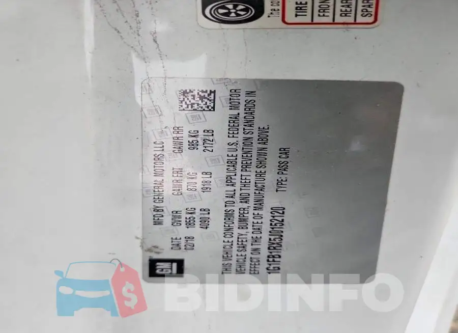 1G1FB1RX5J0152120 Photo# 12