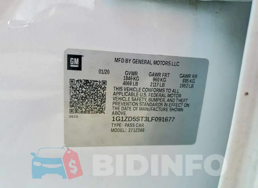 1G1ZD5ST3LF091677 Photo# 12
