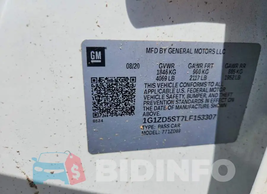 1G1ZD5ST7LF153307 Photo# 12