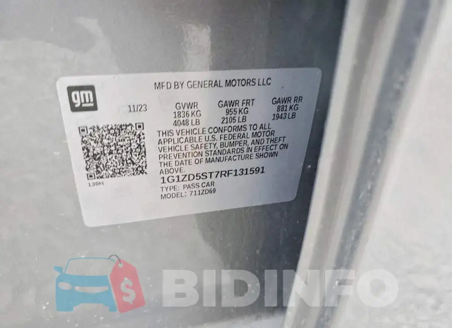 1G1ZD5ST7RF131591 Photo# 12