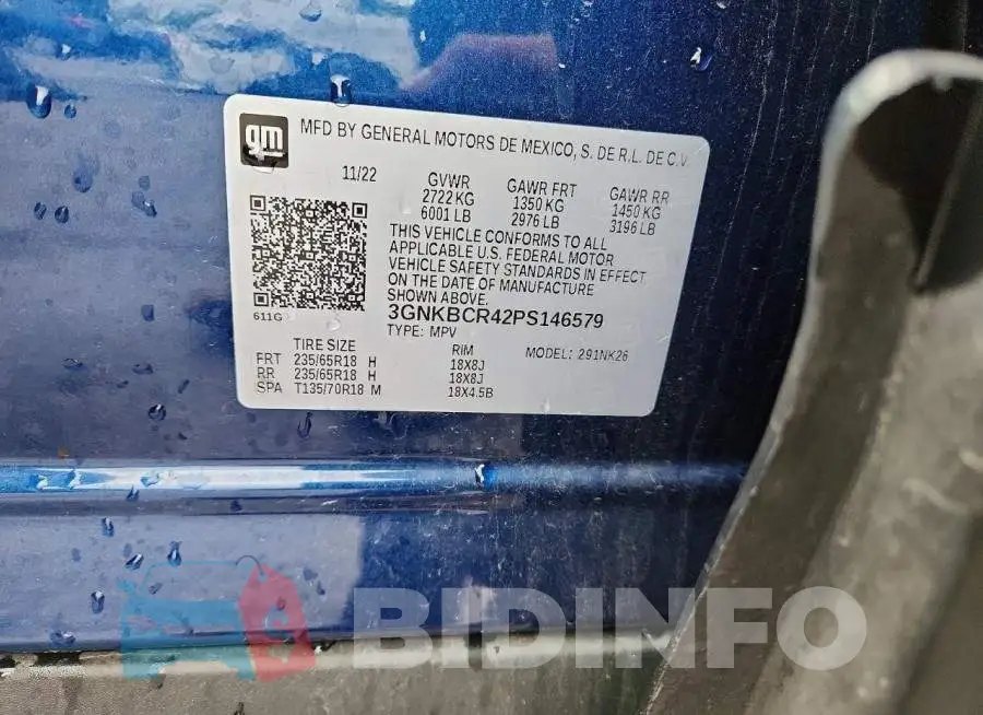 3GNKBCR42PS146579 Photo# 13