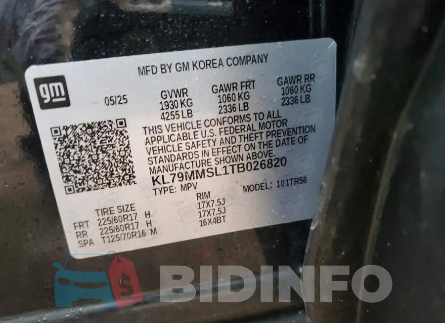 KL79MMSL1TB026820 Photo# 13