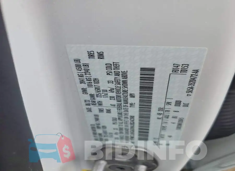1FMCU9G6XNUB24398 Photo# 12