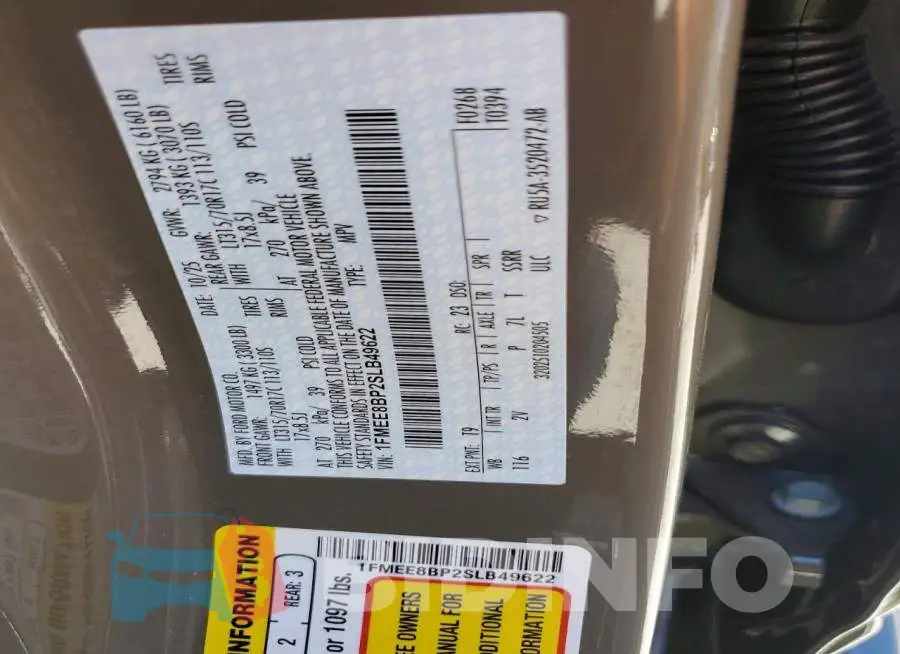 1FMEE8BP2SLB49622 Photo# 12