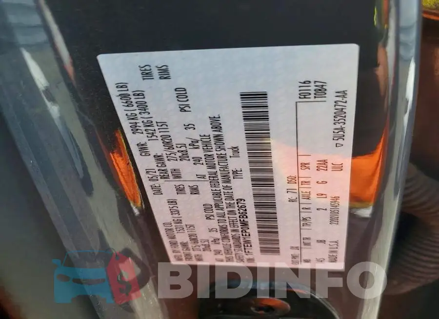 1FTEW1EP0MFB62679 Photo# 12