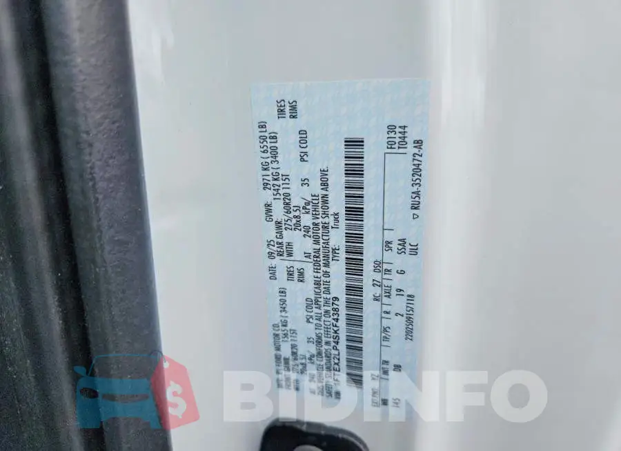 1FTEX2LP4SKF43879 Photo# 12