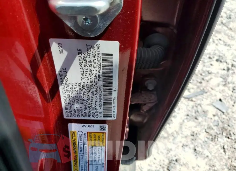 1HGCY2F87RA006403 Photo# 12