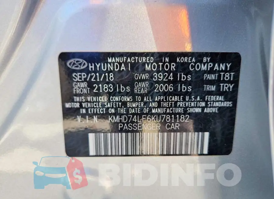 KMHD74LF6KU781182 Photo# 12