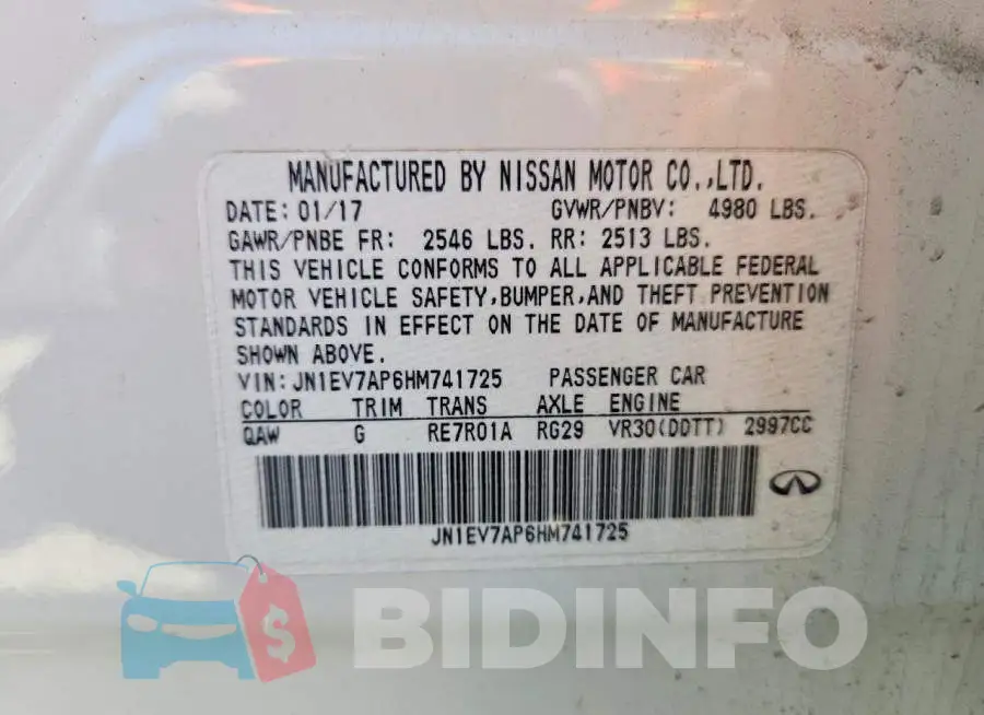 JN1EV7AP6HM741725 Photo# 12