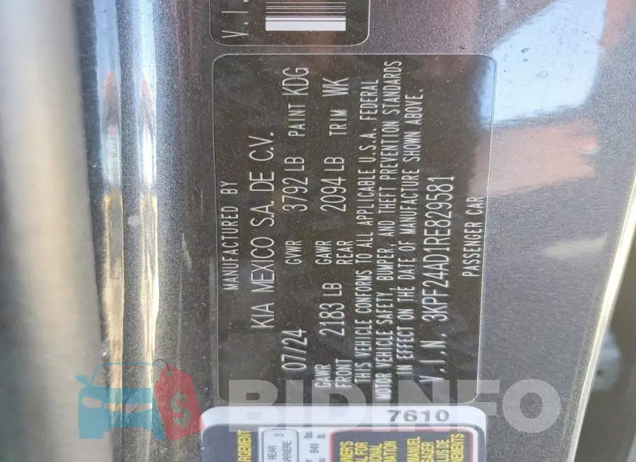 3KPF24AD1RE829581 Photo# 12