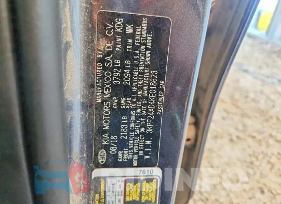 3KPF24AD4KE018623 Photo# 12
