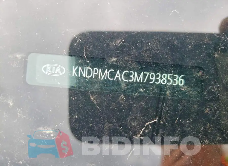 KNDPMCAC3M7938536 Photo# 13