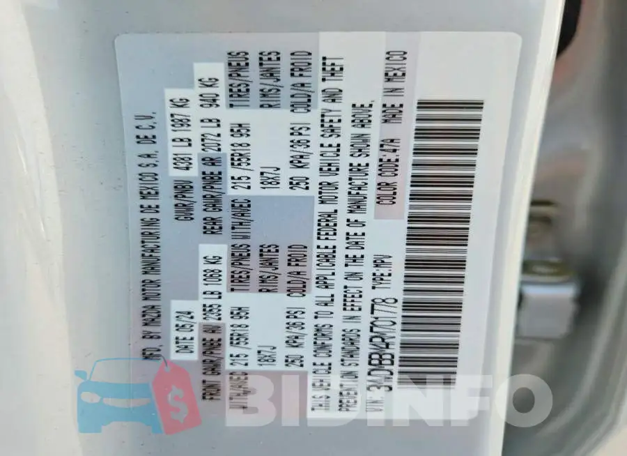 3MVDMBBM4RM701778 Photo# 12