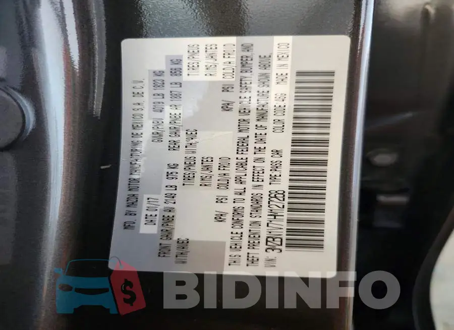 3MZBN1V71HM127268 Photo# 13