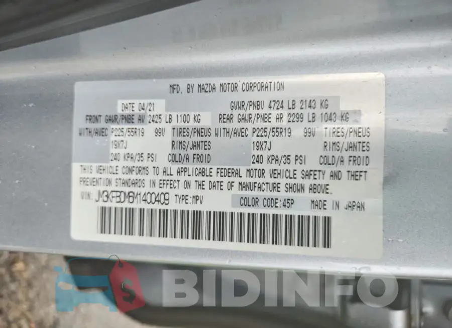 JM3KFBDM6M1400409 Photo# 13