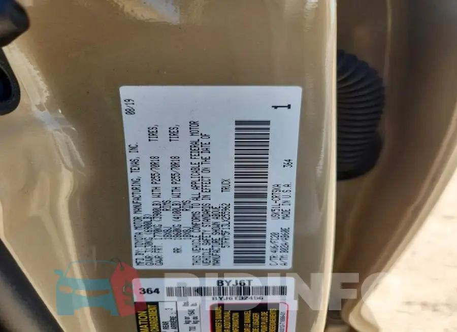 5TFRY5F13LX255962 Photo# 12