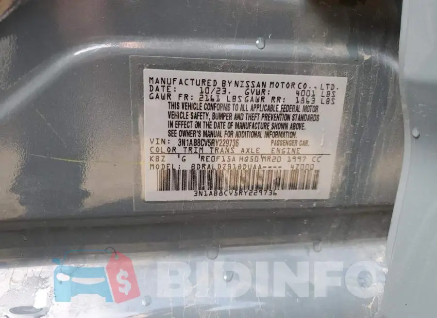 3N1AB8CV5RY229736 Photo# 12