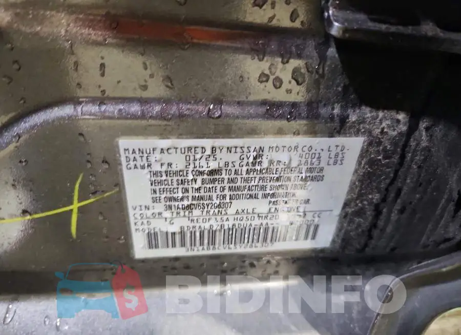 3N1AB8CV6SY286307 Photo# 12