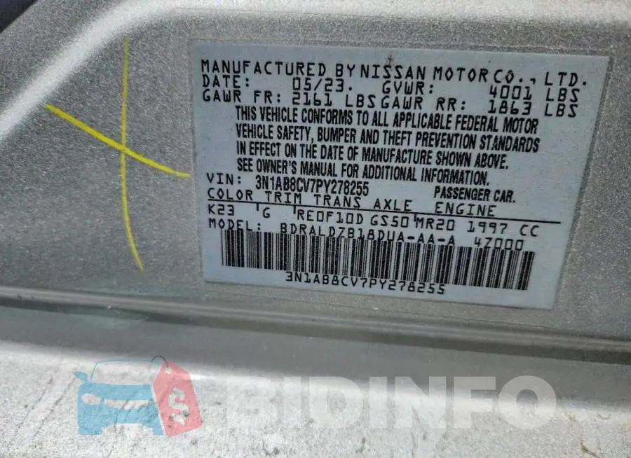 3N1AB8CV7PY278255 Photo# 12