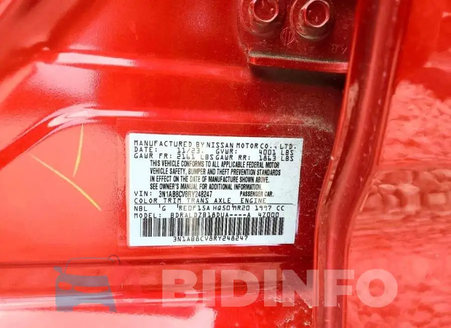3N1AB8CV8RY248247 Photo# 12