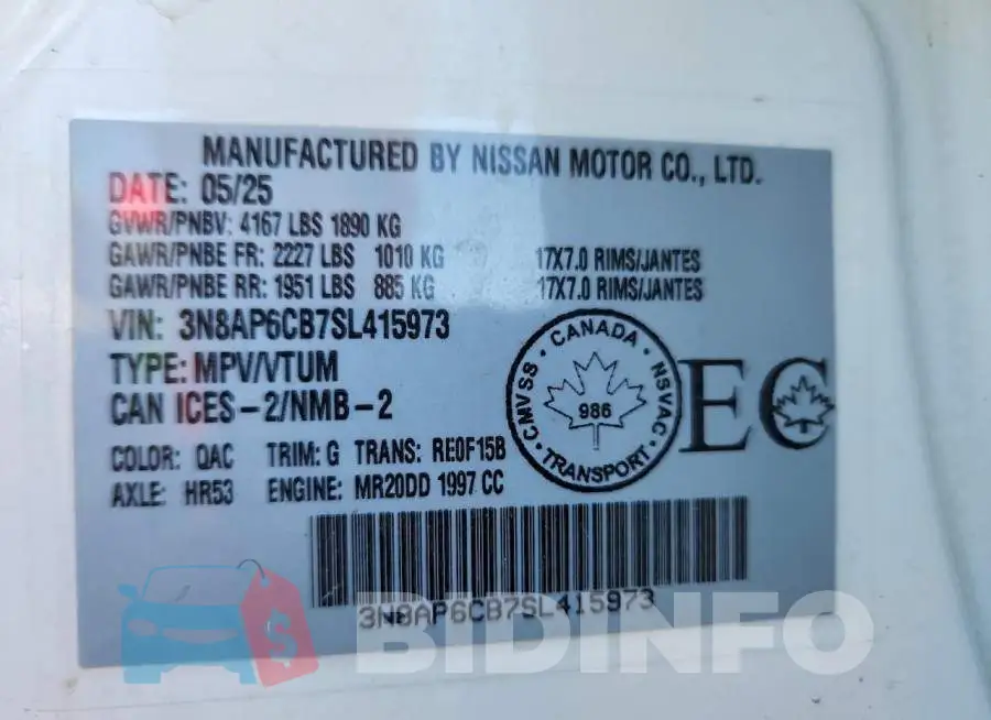 3N8AP6CB7SL415973 Photo# 13