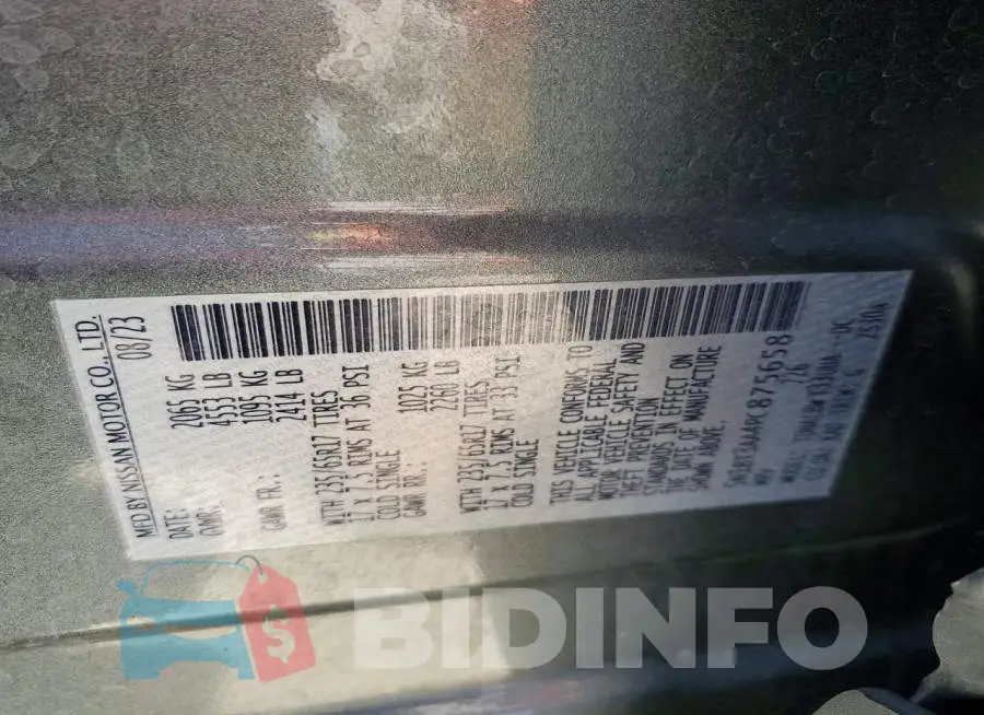 5N1BT3AA4PC875658 Photo# 14