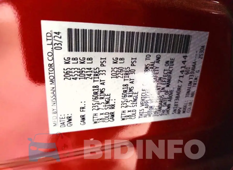 5N1BT3BA0RC714144 Photo# 13