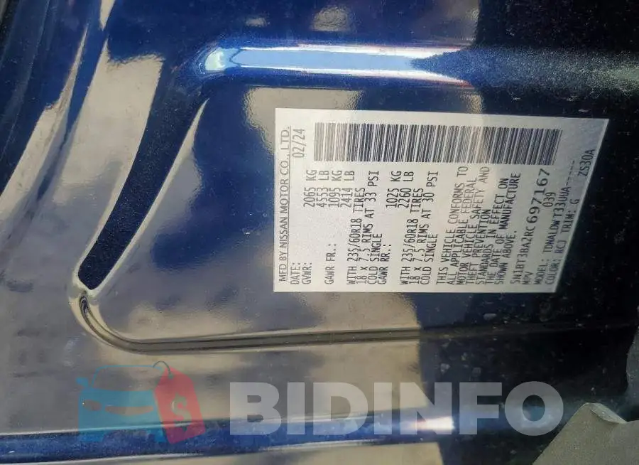 5N1BT3BA2RC697167 Photo# 13