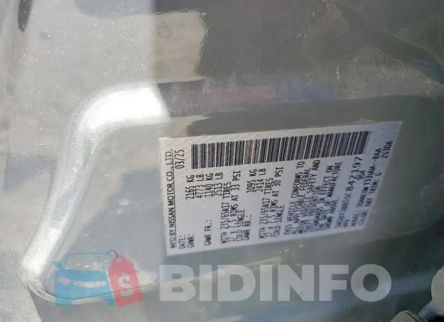 5N1BT3BB5SC842197 Photo# 14