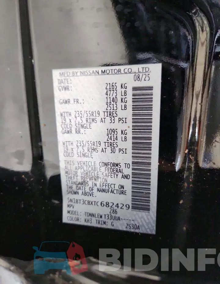 5N1BT3CBXTC682429 Photo# 13