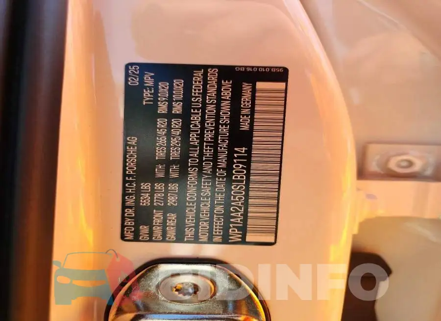 WP1AA2A50SLB09114 Photo# 12