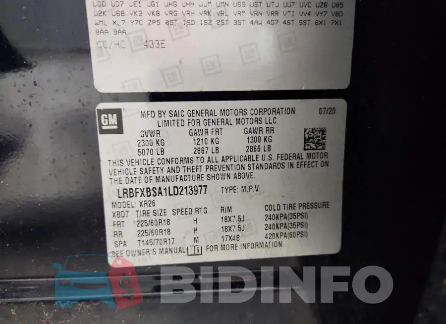 LRBFXBSA1LD213977 Photo# 13