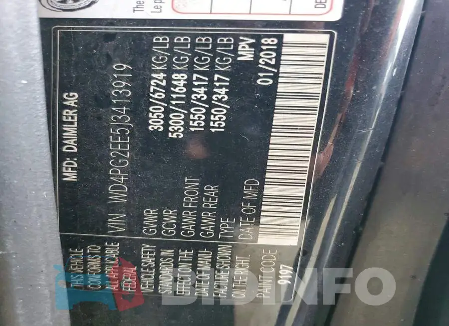 WD4PG2EE5J3413919 Photo# 13