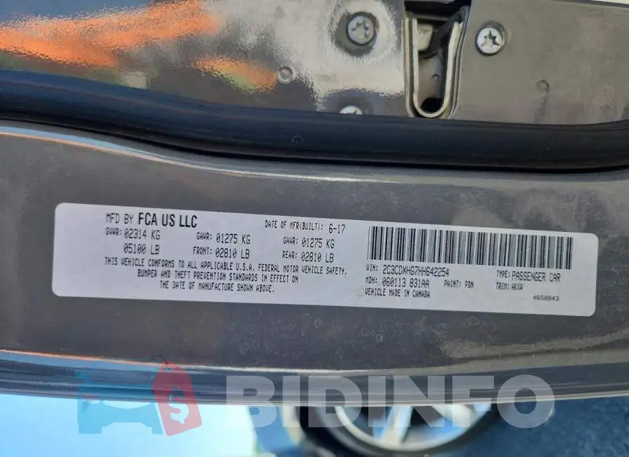 2C3CDXHG7HH642254 Photo# 12