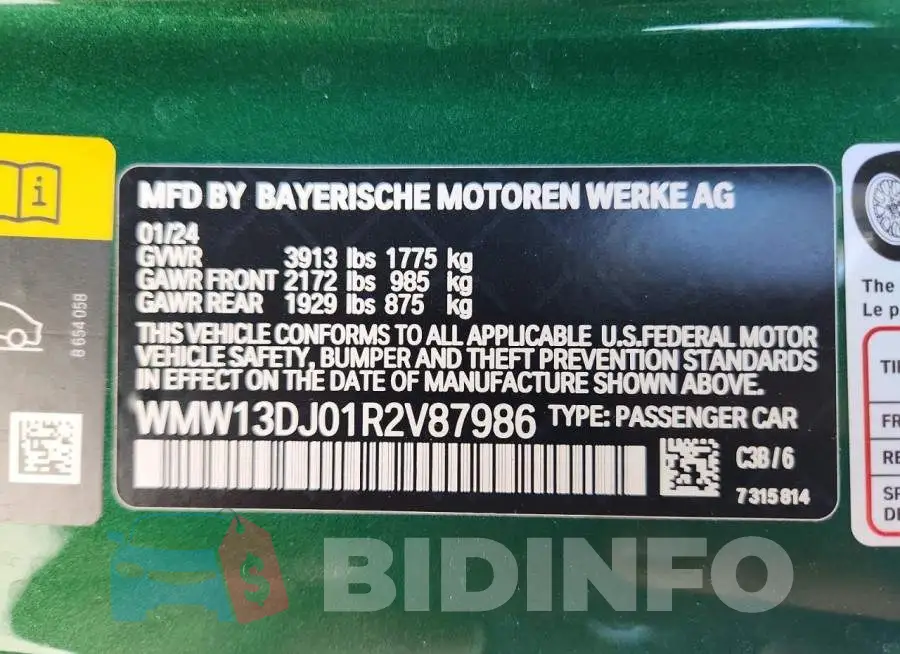 WMW13DJ01R2V87986 Photo# 12