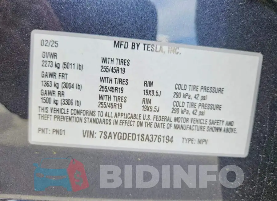 7SAYGDED1SA376194 Photo# 13
