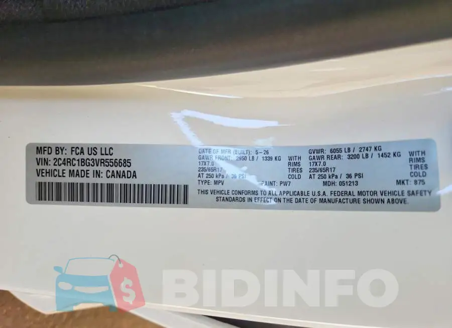 2C4RC1BG3VR556685 Photo# 14