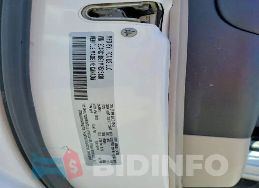 2C4RC1DG1MR515130 Photo# 13