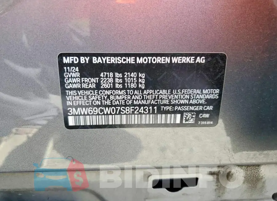 3MW69CW07S8F24311 Photo# 13