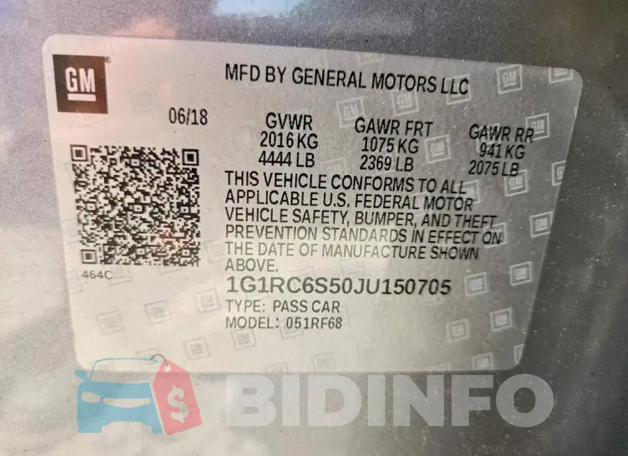 1G1RC6S50JU150705 Photo# 12