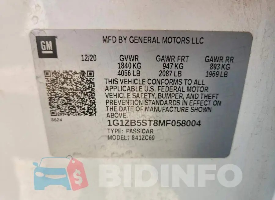 1G1ZB5ST8MF058004 Photo# 12